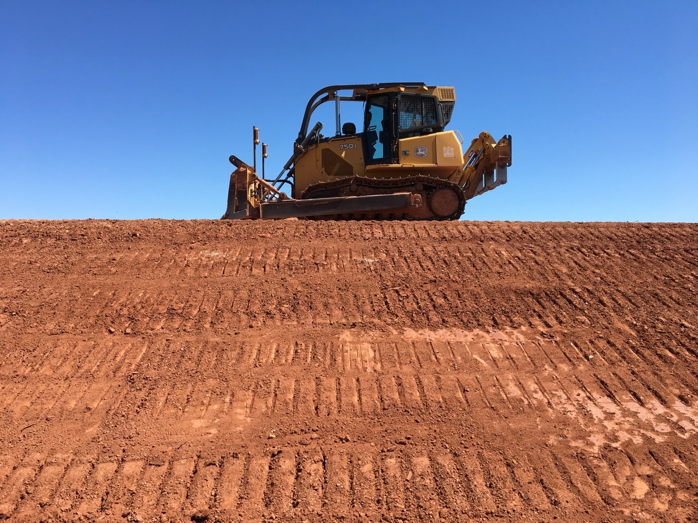Finished pad ready for construction